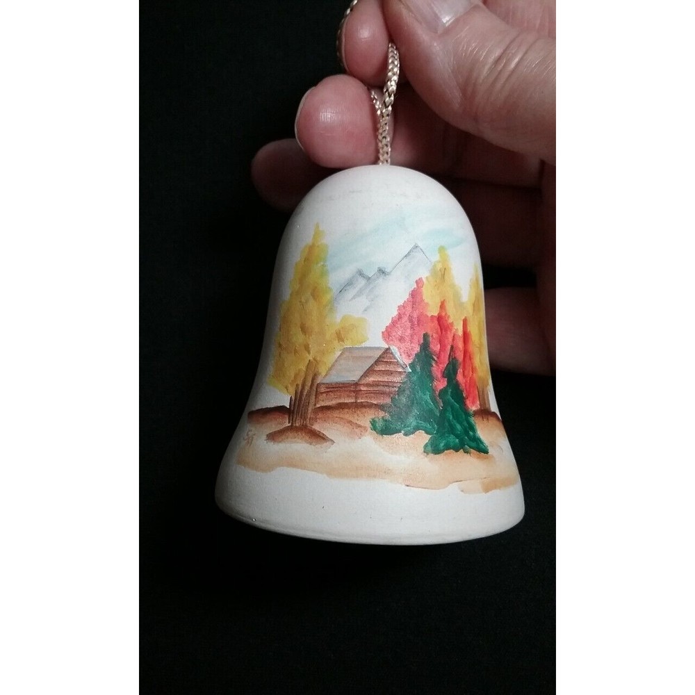 Vintage Sandstone Creations Handpainted Ceramic Bell Arizona USA Breckenridge